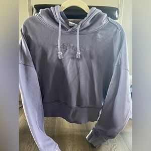Adidas slate purple hoodie size small